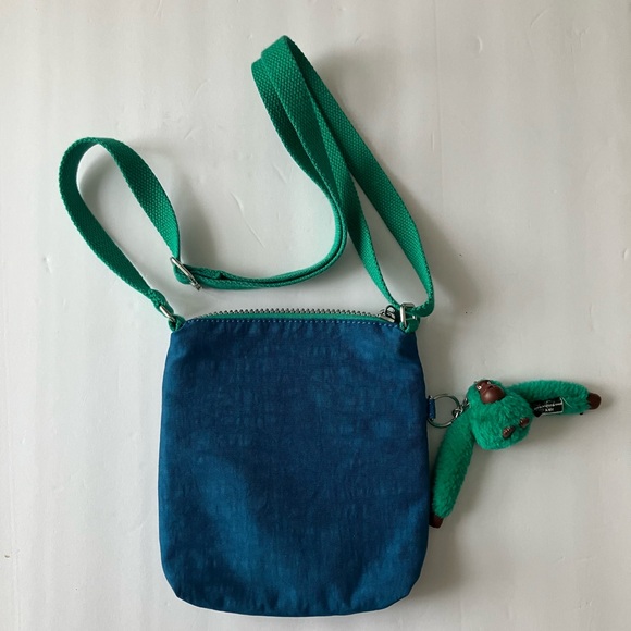 Kipling Teal and Aqua Crossbody Bag - Picture 2 of 2